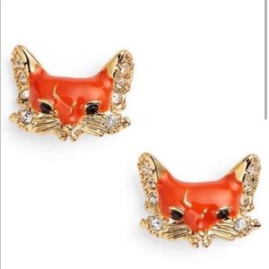 NWT Kate Spade Fox earrings